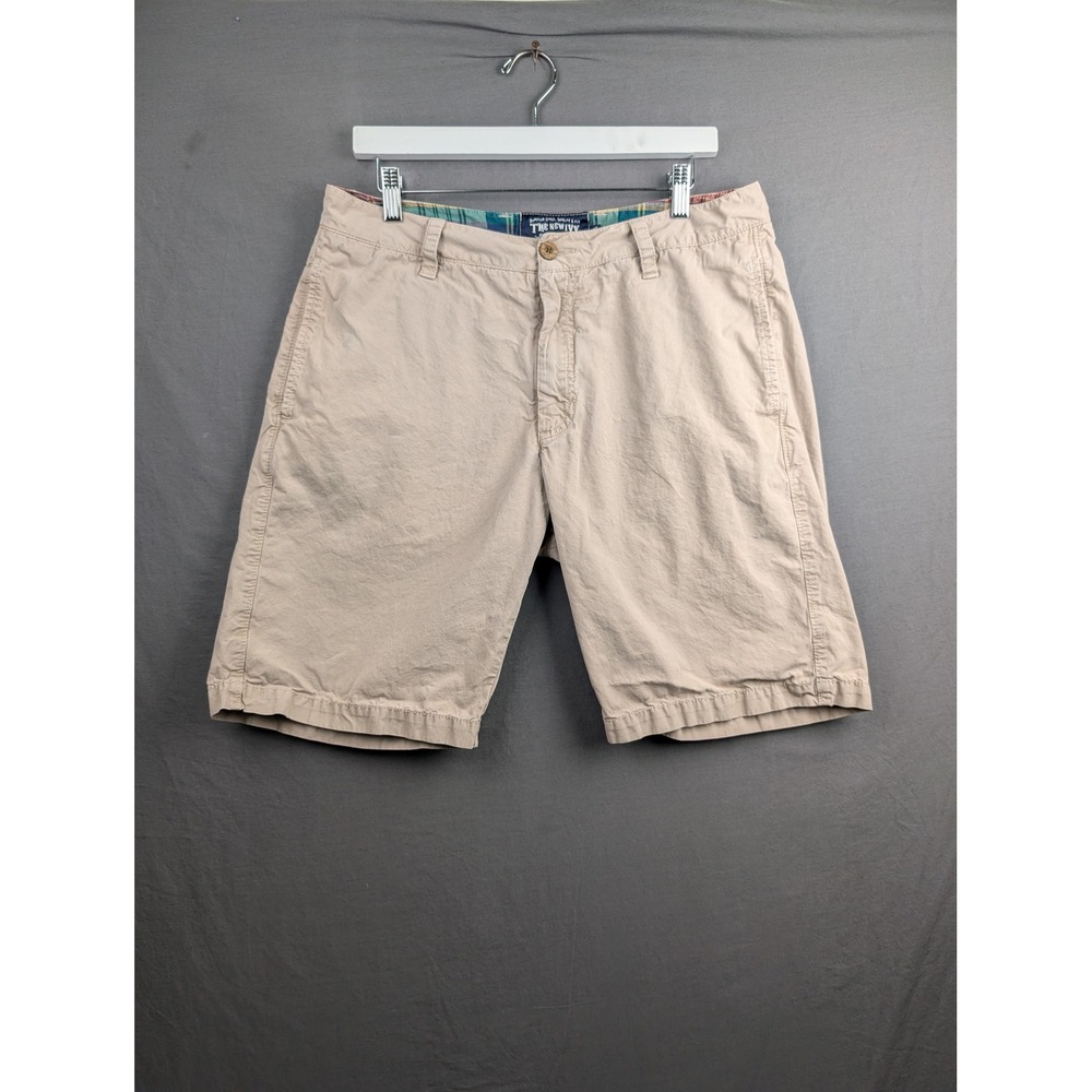 The New‎ Ivy Brand Mens Vintage Classics Chino Shorts Tan Beige Size 34